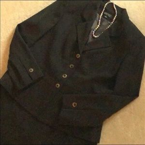 Kasper Skirt suit- chocolate brown